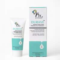 Fixderma Durave Deep Hydration Face Moisturizer with Cocoa & Shea Butter | Hydrating Moisturiser for Face | Moisturizer for Dry Skin | Face Moisturizer for Women & Men - 10gm