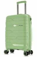[Lowest] NASHER MILES Paris Hardside Polypropylene Cabin Luggage Avacado Green 55cm Trolleybag