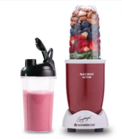 WONDERCHEF Nutri-blend 500 W Juicer Mixer Grinder  (Nutri-blend Activ, 22000 RPM, | 2 Jars | Red)