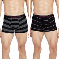 Chromozome Mens Modal-Stretch Striper Trunks (Pack of 2)