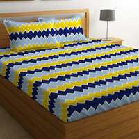BSB HOME 100% Microfiber bedsheet for Double Bed with 2 Pillow Covers Breathable