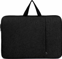 LAXIS Laptop Sleeve Case Cover Pouch, Nylon Laptop Sleeve with Handle Fit Upto 15.6" Laptops, Padded, Waterproof & Dust-Proof (Size 38x27x4 cm), Laptop Hand Bag for Men & Women 