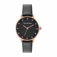 French Connection Leather Analog Black Dial Women's Watch-Fcn00035J