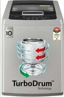 LG 8 Kg 5 Star Inverter TurboDrum Fully Automatic Top Loading Washing Machine (T80SKSF1Z)