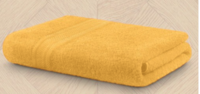 Raymond Home Yellow Solid 340 GSM Cotton Bath Towel