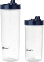 Amazon Brand - Solimo Plastic Oil Dispenser, Set of 2 (1 L and 750 ml), Dark Blue
Limited-time deal: Amazon Brand - Solimo Plastic Oil Dispenser, Set of 2 (1 L and 750 ml), Dark Blue