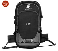 Symactive -  50L Water Resistant Travel Bag for Men/Women (Grey)