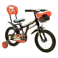 Avon Buke Bonbon 14T MTB Kids Bicycles for Boys| Frame Size: 8.5" | Wheel Size: 14" inch Steel Rim | Rigid Fork & Caliper Brake | Ideal Cycle for Kids: 2-4yrs | (Matt Black)