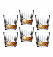 Pasabahce Luzia Glass Whisky Glass 300 ml in Set of 6 Pcs