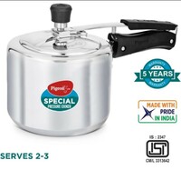 Pigeon by Stovekraft 3 Litre Special Aluminium Inner Lid Non-Induction base Pressure Cooker (Silver) BIS Certified 
 