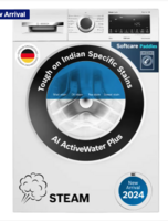 BOSCH 9 kg Fully Automatic Front Load Washing Machine with In-built Heater White  (WGA14200IN)