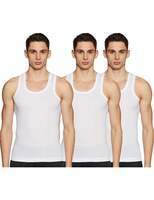 Dixcy Scott Men's Regular Fit Vest (Pack of 3)

