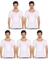 VIP Men's Half Sleeve Cotton Vests Pack of 5


