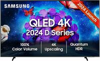 Samsung 138 cm (55 inches) QE1D Series 4K Ultra HD QLED Smart TV QA55QE1DAULXL (Black)