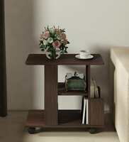 Opal End Table In Choco Walnut Finish