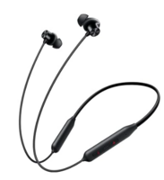 Oneplus Bullets Z2 Bluetooth Wireless in Ear Earphones with Mic, Bombastic Bass - 12.4 mm Drivers, 10 Mins Charge - 20 Hrs Music, 30 Hrs Battery Life, IP55 Dust and Water Resistant (Magico Black)