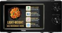 Haier 19 L Inverter Technology, Light Weight, Defrost, 5 Power Levels Solo Microwave Oven  (HIL1901MBPB, Black)