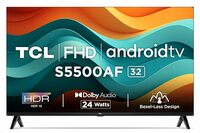TCL 32 Inches Bezel-Less Smart Android TV