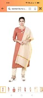 PRETTIFY Women's Rayon Straight Kurta And Pant With Dupatta Set