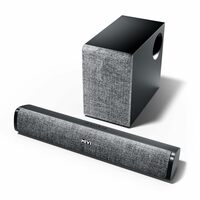 Mivi Fort Q48 Soundbar with subwoofer, 48 Watts, 2.1 Channel with 2 in-Build Full-Range Speakers 
