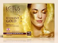 LOTUS HERBALS RADIANT GOLD Cellular Glow Salon Grade Single Facial Kit  (37 g)