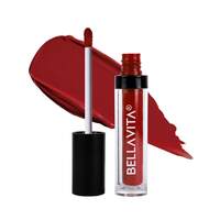 BELLAVITA Kiss-Proof Liquid Lipstick | 4.5 ml | 18-hr Stay | Liquid Lipsticks for Women| Waterproof | Long Lasting | Ultra Matte Finish | Intense Moisturisation | Scarlet Red