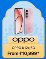 OPPO K12x 5G with 45W SUPERVOOC Charger In-The-Box