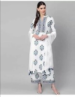 women pure cotton kurta palazzo set