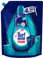 Supermart: Surf excel Matic Top Load Liquid Detergent Refill Pouch Multi-Fragrance Liquid Detergent  (4 L)
