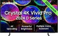 Samsung 138 cm (55 inches) D Series Crystal 4K Vivid Pro Ultra HD Smart LED TV UA55DUE77AKLXL (Black