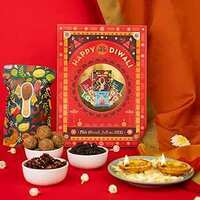Shubh Diwali Gift Hamper, Value Pack, Coconut Ladoo, Diya, Meetha Paan, Diwali gifts