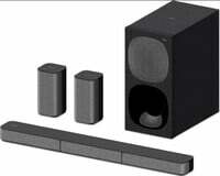 Sony HT-S20R Real 5.1ch Dolby Digital Soundbar for TV with subwoofer and Compact Rear Speakers, 5.1ch Home Theatre System (400W,Bluetooth & USB Connectivity, HDMI & Optical connectivity)