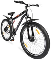 Urban Terrain Bolt Cycle 27.5 inch, 17.5inch Frame, Front Suspension, Disc Brake, Bell & Lock, UT5001S27.5ACC