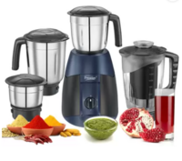 Prestige Supreme 750 W Juicer Mixer Grinder  (Atlas Supreme | 4 Jars | Black, Blue)