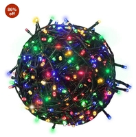 Lowest- The Purple Tree RGB LED String Serial Light 45 Meter with 8 Modes, Controller, Waterproof