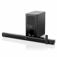 GOVO GoSurround 800 Dolby Digital | 180W Sound bar, 2.1 Channel Home Theatre, Mega subwoofer, HDMI, Opt, AUX, USB & Bluetooth, 3 Equalizer Modes, Stylish Remote & LED Display (Black)