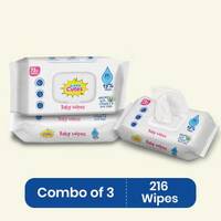 Supermart -Super Cute's Baby Wipes (216 Wipes) , Liquid Detergent etc upto 84% off