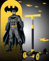 Miss & Chief Batman - 3 Wheel Scooter for Kids, Lightweight