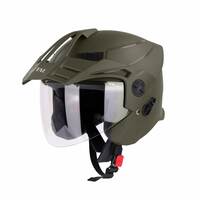 Steelbird Sbh-23 Brutal Isi Certified Open Face Motorcycling Helmet