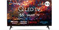Daiwa 140 cm (55 inch) QLED Ultra HD (4K) Smart Google TV Chromecast, Dolby Audio,Kids and Family feature (55G1Q)