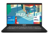 MSI Modern 14 Intel Core i5 13th Gen 1335U - (8 GB/512 GB SSD/Windows 11 Home) Modern 14 C13M-437IN Thin and Light Laptop  (14 Inch, Classic Black, 1.4 Kg)