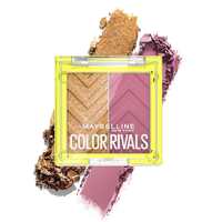 Maybelline New York Color Rivals Pigmented Eyeshadow Palette, Long lasting, Sweatproof, Waterproof, Matte, Shimmer : Asser... Maybelline New York Color Rivals Pigmented Eyeshadow Palette, Long lasting, Sweatproof, Wate