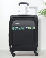 ARISTOCRAT  Small Cabin Suitcase (55 cm) 4 Wheels - Commander 4W Strolly (E) 55 Black - Black