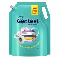 Genteel Matic Liquid Detergent Refill Pouch for Front load Washing - 2kg