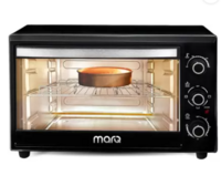 MarQ by Flipkart 33-Litre with 4 Skewers and Inbuilt light Oven Toaster Grill (OTG)  (33AOTMQB, Black)