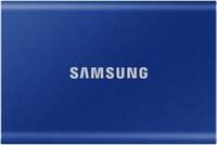 SAMSUNG T7 / 1050 Mbs / PC,Mac,Android / Portable,Type C Enabled / 3Y Warranty / USB 3.2 1 TB External Solid State Drive (SSD)  (Blue)