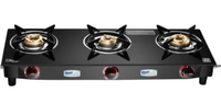 COOKSHINE - Big Size Iron Manual Gas Stove  (3 Burners)