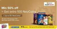 TataNeu × Bigbasket - Extra 100 NeuCoins on Mov of 750