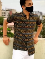 HouseOfCommon -  Men Regular Fit Printed Casual Shirt