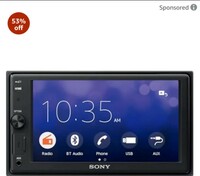 Lowest-Sony Car Stereo XAV-1500 15.7 cm (6.2 inch) Digital Media Receiver with Bluetooth & WebLink™ Cast (Black), PRE Out - 3 x 2V, Output Power - 55W x 4, 10 Band Equalizer